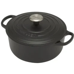Le Creuset Signature braadpan 2,4 liter ø 20 cm gietijzer matzwart
