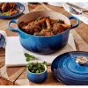 Le Creuset Signature braadpan 1,8 liter ø 18 cm gietijzer Azure