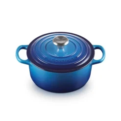 Le Creuset Signature braadpan 1,8 liter ø 18 cm gietijzer Azure