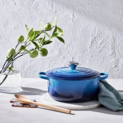 Le Creuset Signature braadpan 4,2 liter ø 24 cm gietijzer Azure