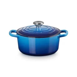 Le Creuset Signature braadpan 4,2 liter ø 24 cm gietijzer Azure