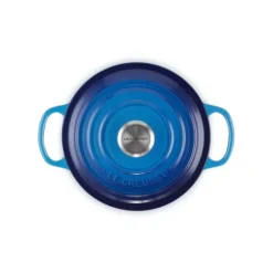 Le Creuset Signature braadpan 4,2 liter ø 24 cm gietijzer Azure