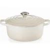 Le Creuset Signature braadpan 2,4 liter 20 cm gietijzer meringue