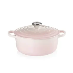 Le Creuset Signature braadpan 2,4 liter ø 20 cm gietijzer Shell Pink