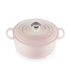 Le Creuset Signature braadpan 2,4 liter ø 20 cm gietijzer Shell Pink