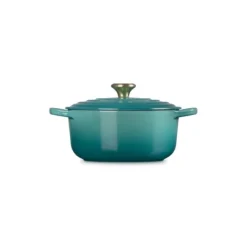 Le Creuset Signature braadpan 2,4 liter ø 20 cm gietijzer Bleu Riviera