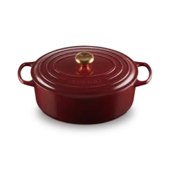 Le Creuset Signature braadpan ovaal 6,3 liter ø 31 cm gietijzer Rhône