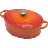 Le Creuset Signature braadpan ovaal 4,7 liter ø 29 cm gietijzer bamboo