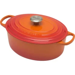 Le Creuset Signature braadpan ovaal 4,7 liter ø 29 cm gietijzer bamboo