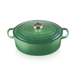 Le Creuset Signature braadpan ovaal 4,7 liter ø 29 cm gietijzer bamboo