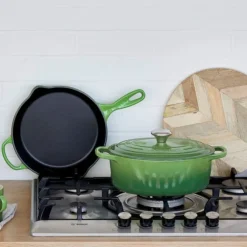Le Creuset Signature braadpan ovaal 4,7 liter ø 29 cm gietijzer bamboo