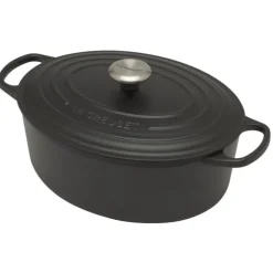 Le Creuset Signature braadpan ovaal 4,1 liter ø 27 cm gietijzer matzwart