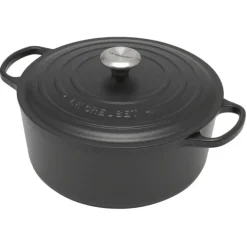 Le Creuset Signature braadpan 5,3 liter ø 26 cm gietijzer matzwart