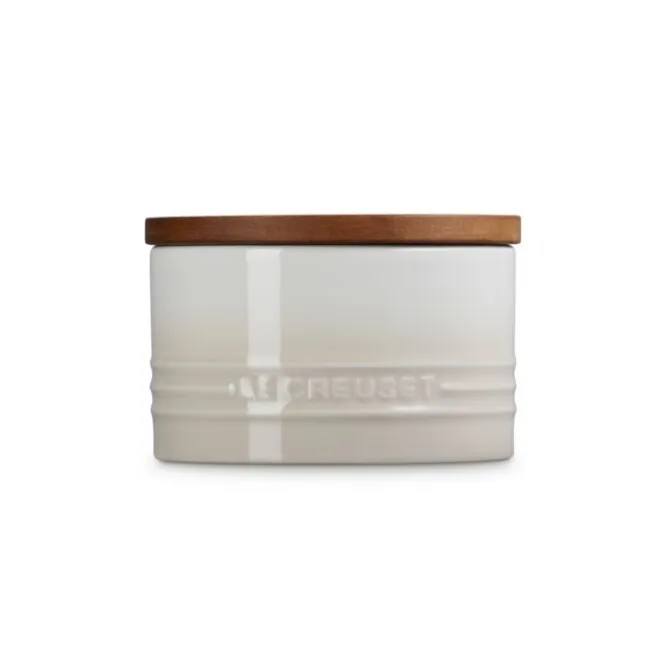 Le Creuset Signature voorraadpot 470 ml aardewerk Meringue
