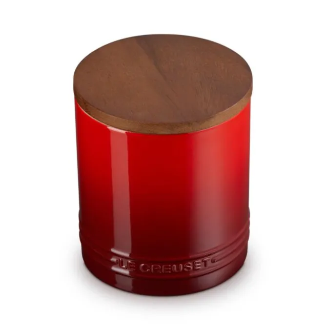 Le Creuset Signature voorraadpot 1,1 liter aardewerk kersroo