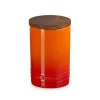 Le Creuset Signature voorraadpot 770 ml aardewerk vulcanique