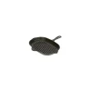 Le Creuset skillet grill ovaal ø 32 cm gietijzer matzwart