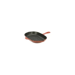 Le Creuset skillet grill ovaal ø 32 cm gietijzer kersrood