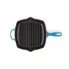 Le Creuset skillet grill vierkant 26 cm gietijzer Azure
