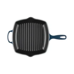 Le Creuset skillet grill vierkant 26 cm gietijzer Nuit