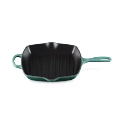 Le Creuset skillet grill vierkant 26 cm gietijzer Bleu Riviera
