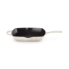 Le Creuset skillet grill vierkant 26 cm gietijzer meringue
