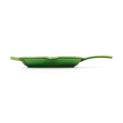 Le Creuset skillet grill vierkant 26 cm gietijzer bamboo