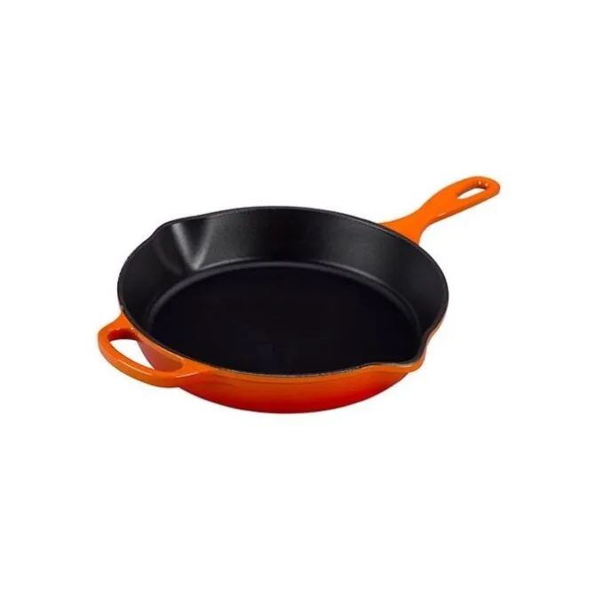 Le Creuset skillet hoge koekenpan ø 26 cm gietijzer vulcanique