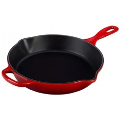 Le Creuset skillet hoge koekenpan ø 26 cm gietijzer kersrood