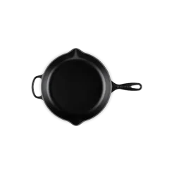 Le Creuset skillet koekenpan ø 30 cm gietijzer mat zwart