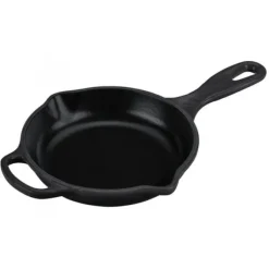 Le Creuset skillet koekenpan ø 16 cm gietijzer mat zwart