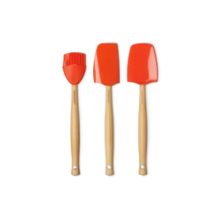Le Creuset spatelset silicone vulcanique 3-delig