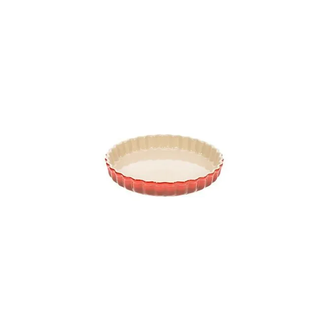 Le Creuset taartvorm ø 28 cm aardewerk rood