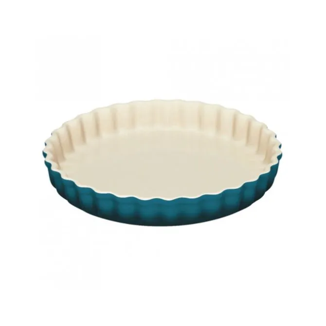 Le Creuset taartvorm ø 28 cm aardewerk Deep Teal