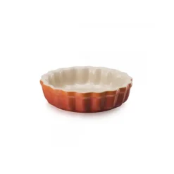 Le Creuset taartvorm ø 11 cm aardewerk kersrood 4 stuks
