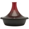 Le Creuset tajine ø 35 cm 4,5 liter gietijzer kersrood