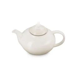 Le Creuset theepot met filter 1,3 liter aardewerk Meringue