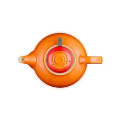 Le Creuset theepot met filter 1,3 liter aardewerk vulcanique