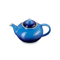 Le Creuset theepot met filter 1,3 liter aardewerk Azure