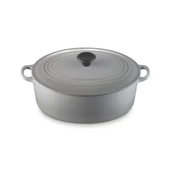Le Creuset Tradition braadpan ovaal ø 31 cm gietijzer Mist Grey