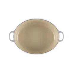 Le Creuset Tradition braadpan ovaal ø 31 cm gietijzer Mist Grey