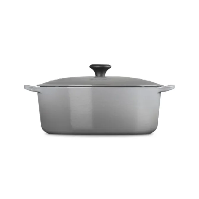 Le Creuset Tradition braadpan ovaal ø 31 cm gietijzer Mist Grey