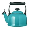 Le Creuset Tradition fluitketel 2,1 liter staal Caribbean blue