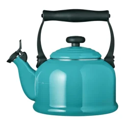 Le Creuset Tradition fluitketel 2,1 liter staal Caribbean blue