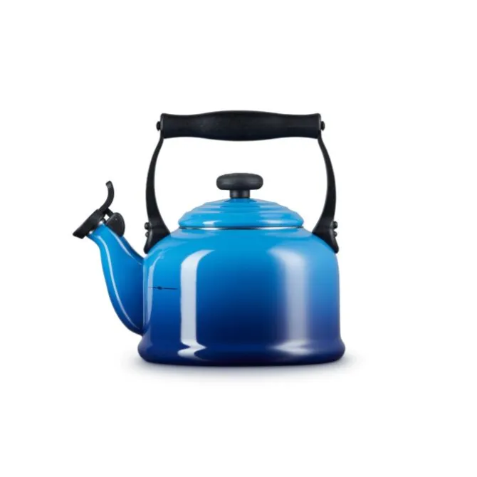Le Creuset Tradition fluitketel 2,1 liter staal Azure