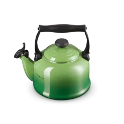 Le Creuset Tradition fluitketel 2,1 liter staal bamboo