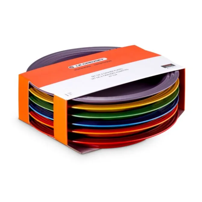 Le Creuset Vancouver dinerbord ø 27 cm aardewerk regenboog