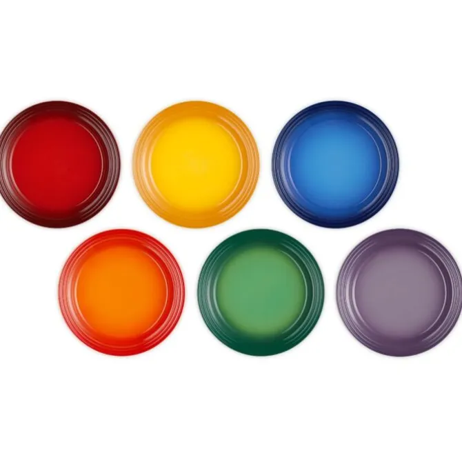 Le Creuset Vancouver dinerbord ø 27 cm aardewerk regenboog