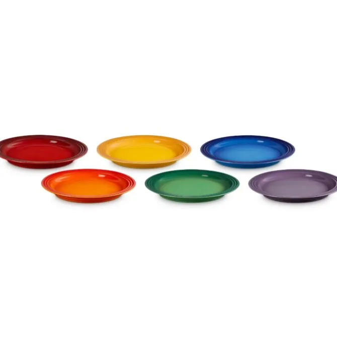 Le Creuset Vancouver dinerbord ø 27 cm aardewerk regenboog