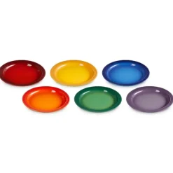Le Creuset Vancouver dinerbord ø 27 cm aardewerk regenboog